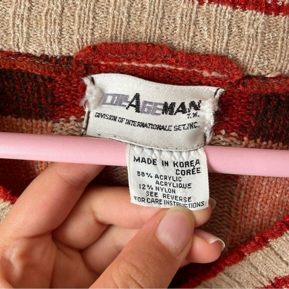 Vintage Collageman Sweater Size Small - Picture 5 of 5